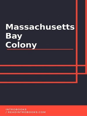 cover image of Massasuchetts Bay Colony